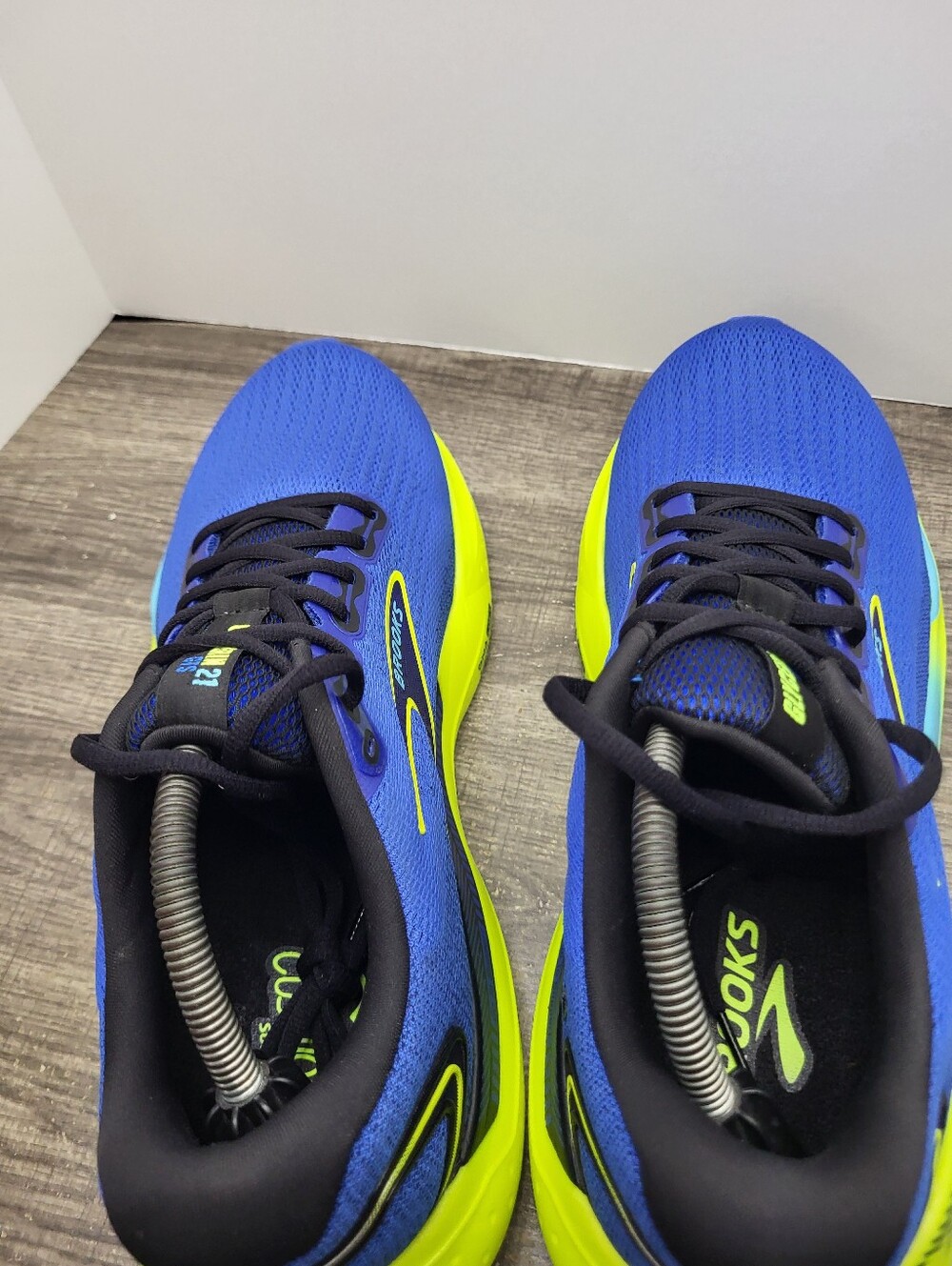 Brooks Glycerin GTS 21 Shoes Blue Cushion Support Running Mens Size 11.5 D - Picture 6 of 10